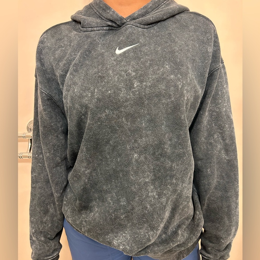 Acid wash sweater